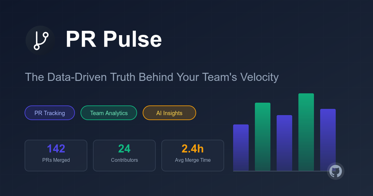PR Pulse - The Data-Driven Truth Behind Your Team's Velocity